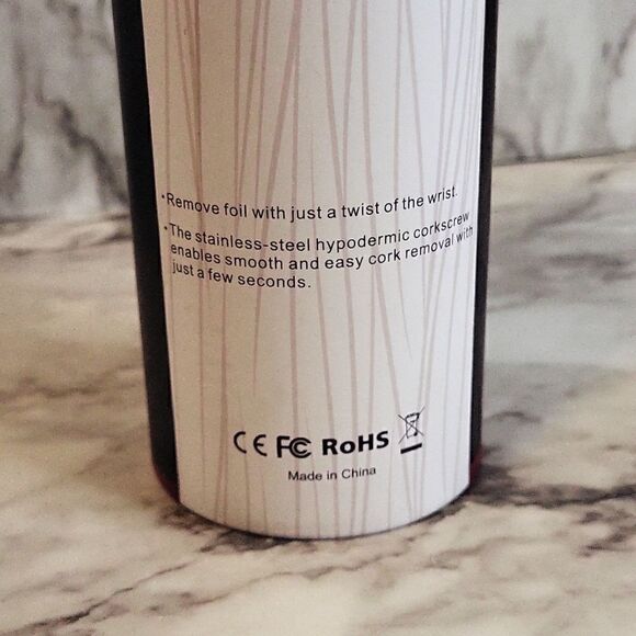 One-Touch Automatic Electric Wine Opener Aluminum Stainless Steel - Picture 6 of 16